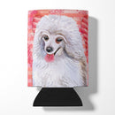 Medium White Poodle Love Can or Bottle Hugger BB9770CC