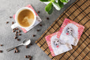 Medium White Poodle Love Foam Coaster  BB9770FC