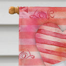 Sealyham Terrier Love Flag Canvas House Size BB9771CHF