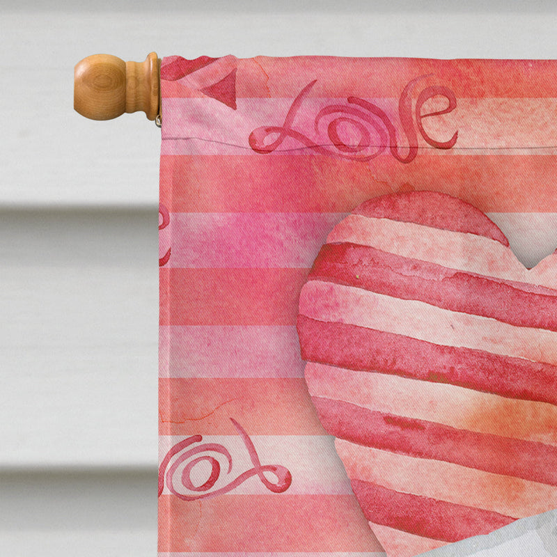 Sealyham Terrier Love Flag Canvas House Size BB9771CHF