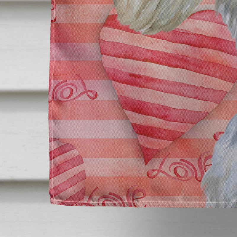 Sealyham Terrier Love Flag Canvas House Size BB9771CHF