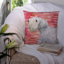 Sealyham Terrier Love Throw Pillow - 14x14 Decorative Pillow – Art for Your Home & Patio BB9771PW1414