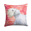 Sealyham Terrier Love Throw Pillow - 14x14 Decorative Pillow – Art for Your Home & Patio BB9771PW1414