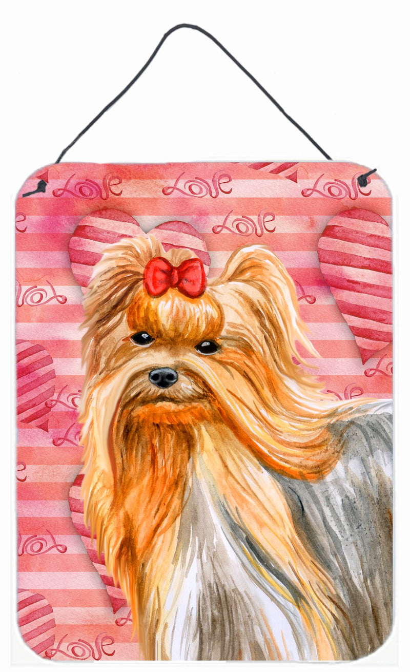 Yorkshire Terrier Love Wall or Door Hanging Prints BB9772DS1216