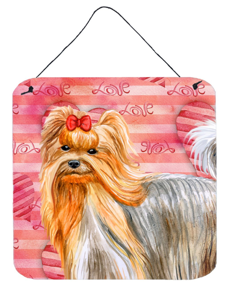 Yorkshire Terrier Love Wall or Door Hanging Prints BB9772DS66