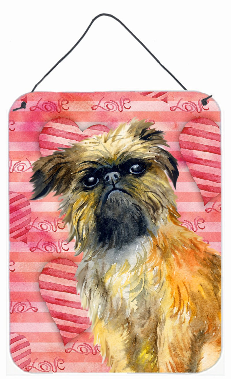 Brussels Griffon Love Wall or Door Hanging Prints BB9774DS1216