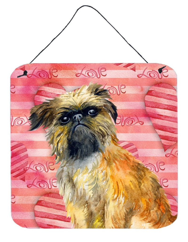 Brussels Griffon Love Wall or Door Hanging Prints BB9774DS66