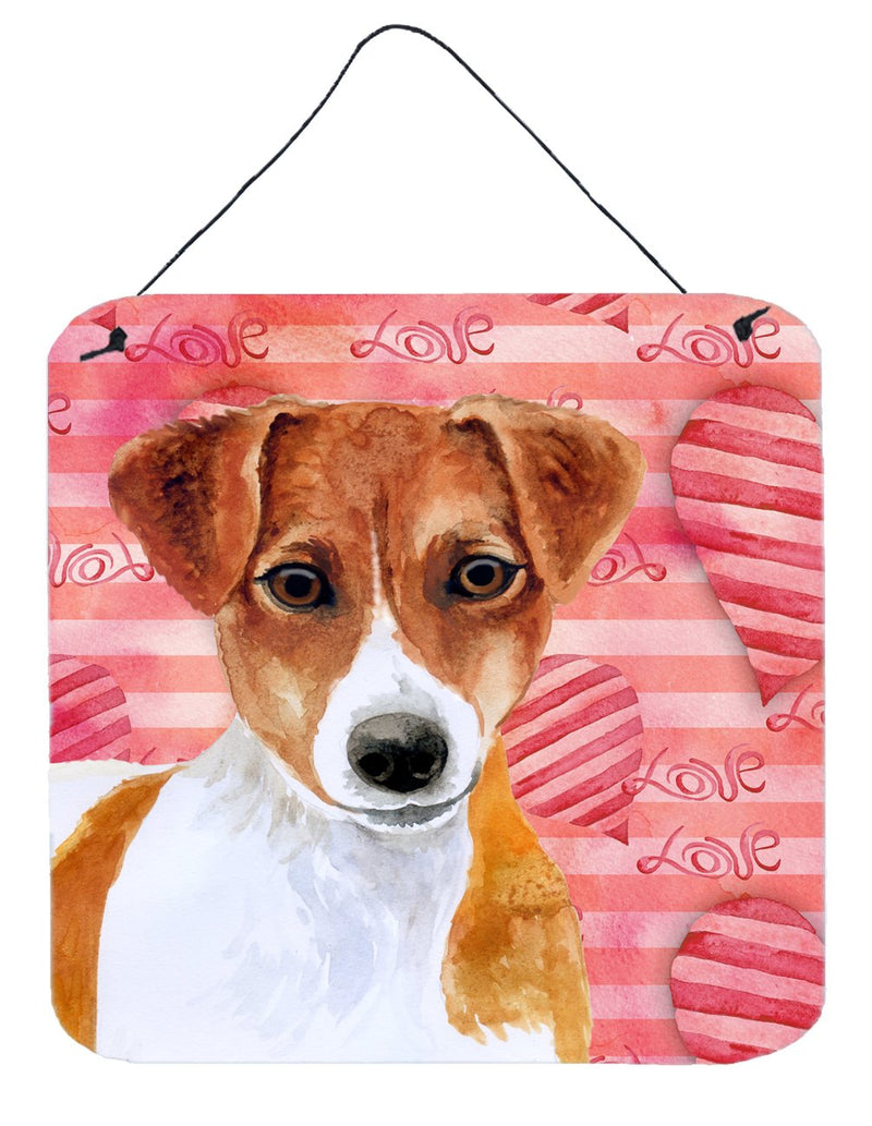 Jack Russell Terrier Love Wall or Door Hanging Prints BB9776DS66