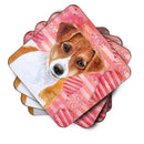 Jack Russell Terrier Love Foam Coaster  BB9776FC
