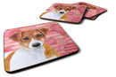 Jack Russell Terrier Love Foam Coaster  BB9776FC