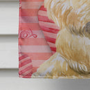 Cairn Terrier Love House Flag 28x40 Porch Sleeve Pole Decorative Outside Yard Banner Artwork Wall Hanging, Polyester