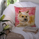 Cairn Terrier Love Throw Pillow - 14x14 Decorative Pillow – Art for Your Home & Patio BB9777PW1414