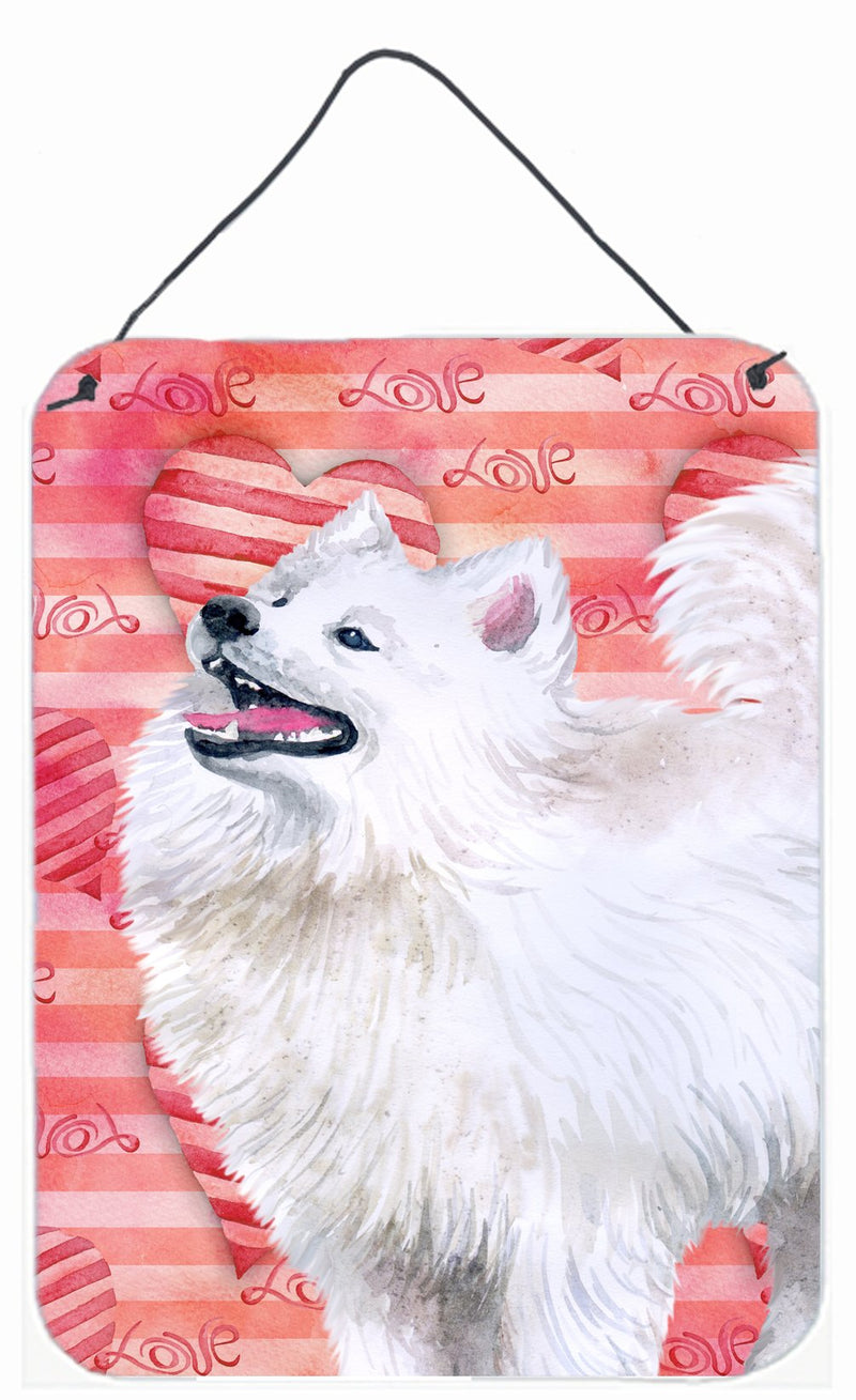 Samoyed Love Wall or Door Hanging Prints BB9778DS1216