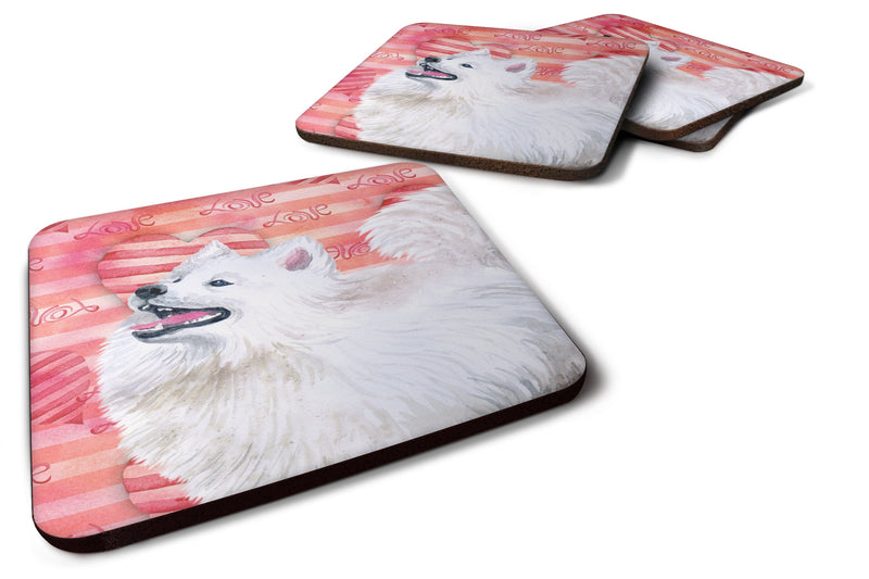 Samoyed Love Foam Coaster  BB9778FC