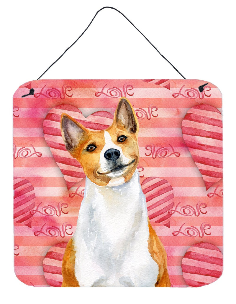 Basenji Love Wall or Door Hanging Prints BB9779DS66