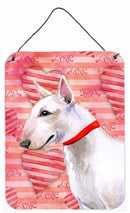 Bull Terrier Love Wall or Door Hanging Prints BB9780DS1216