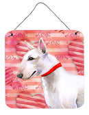 Bull Terrier Love Wall or Door Hanging Prints BB9780DS66