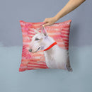 Bull Terrier Love Throw Pillow - 14x14 Decorative Pillow – Art for Your Home & Patio BB9780PW1414