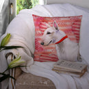 Bull Terrier Love Throw Pillow - 14x14 Decorative Pillow – Art for Your Home & Patio BB9780PW1414