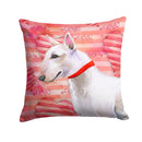 Bull Terrier Love Throw Pillow - 14x14 Decorative Pillow – Art for Your Home & Patio BB9780PW1414
