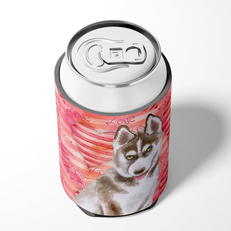 Siberian Husky Grey Love Can or Bottle Hugger BB9783CC