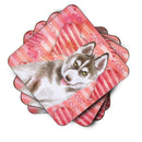 Siberian Husky Grey Love Foam Coaster  BB9783FC