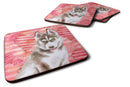Siberian Husky Grey Love Foam Coaster  BB9783FC