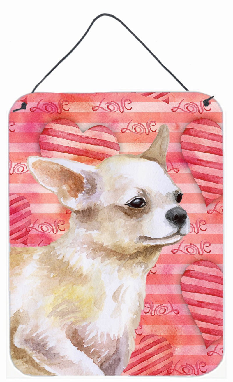 Chihuahua Leg up Love Wall or Door Hanging Prints BB9784DS1216