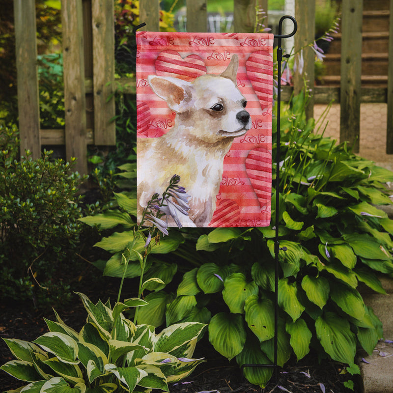 Chihuahua Leg up Love Garden Flag - Outdoor Decorative Yard Flag BB9784GF