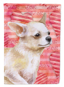 Chihuahua Leg up Love Garden Flag - Outdoor Decorative Yard Flag BB9784GF