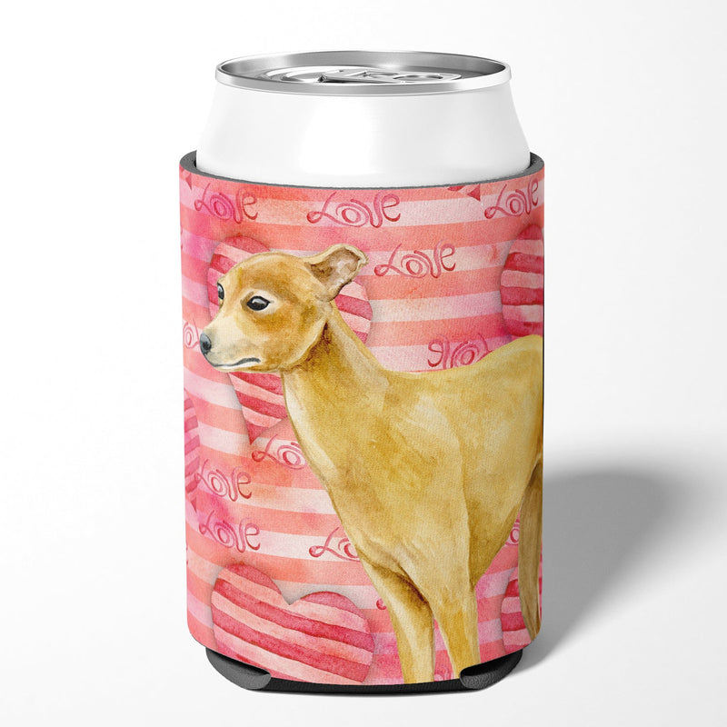 Italian Greyhound Love Can or Bottle Hugger BB9785CC