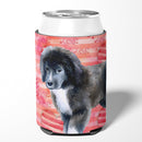 Newfoundland Puppy Love Can or Bottle Hugger BB9786CC