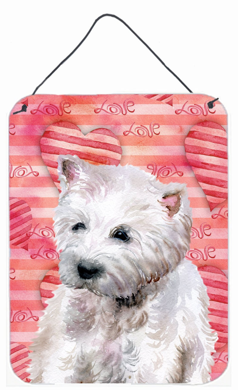 Westie Love Wall or Door Hanging Prints BB9788DS1216