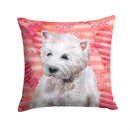 Westie Love Throw Pillow - 14x14 Decorative Pillow – Art for Your Home & Patio BB9788PW1414