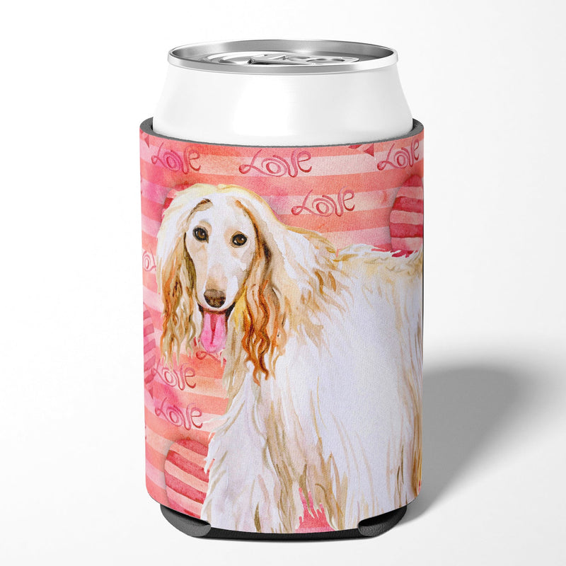 Afghan Hound Love Can or Bottle Hugger BB9789CC