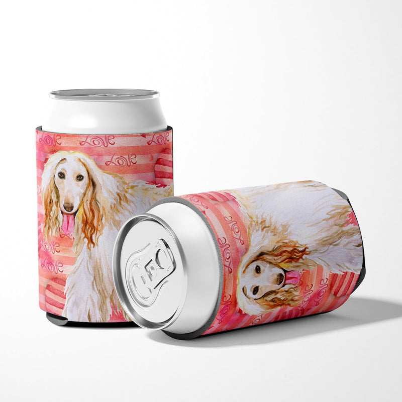 Afghan Hound Love Can or Bottle Hugger BB9789CC