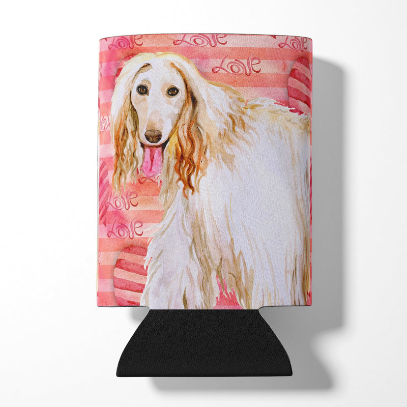 Afghan Hound Love Can or Bottle Hugger BB9789CC