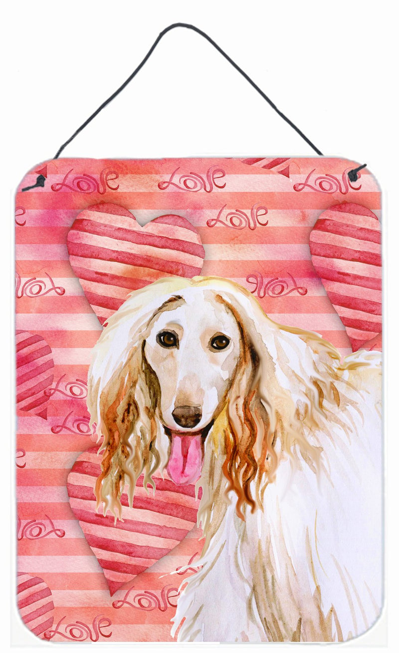 Afghan Hound Love Wall or Door Hanging Prints BB9789DS1216