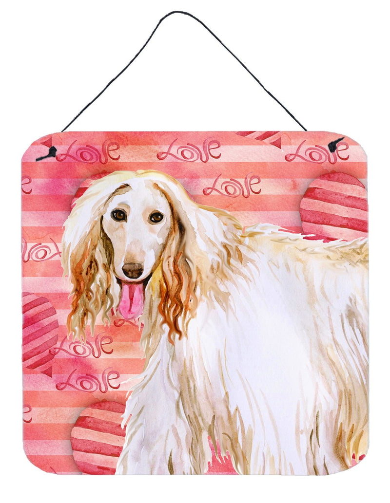 Afghan Hound Love Wall or Door Hanging Prints BB9789DS66