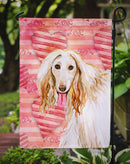 Afghan Hound Love Garden Flag - Outdoor Decorative Yard Flag BB9789GF