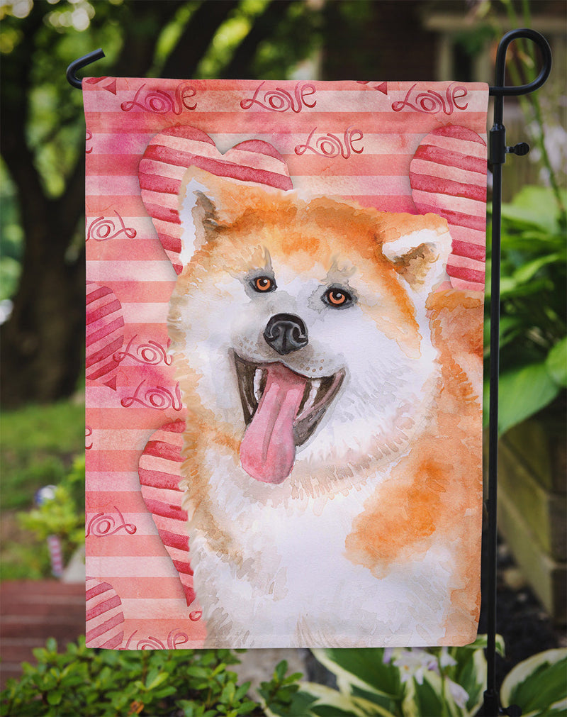 Akita Love Flag Garden Size BB9790GF