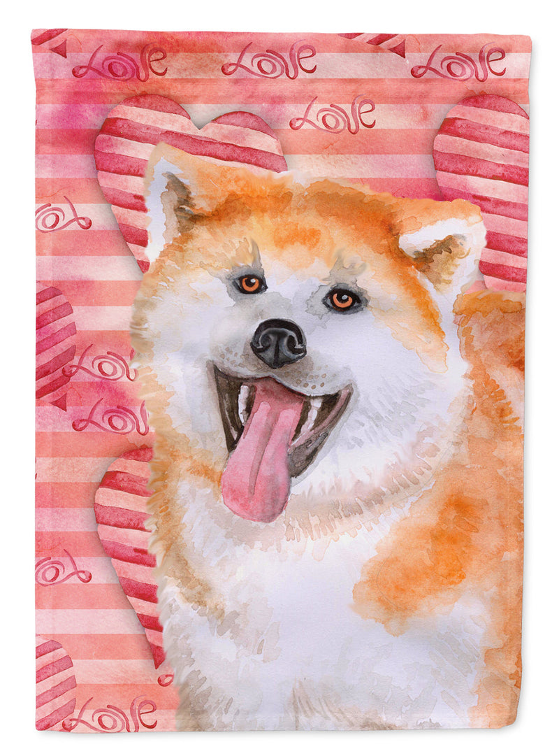 Akita Love Flag Garden Size BB9790GF