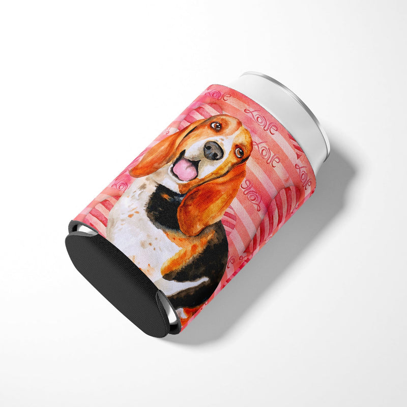 Basset Hound Love Can or Bottle Hugger BB9791CC