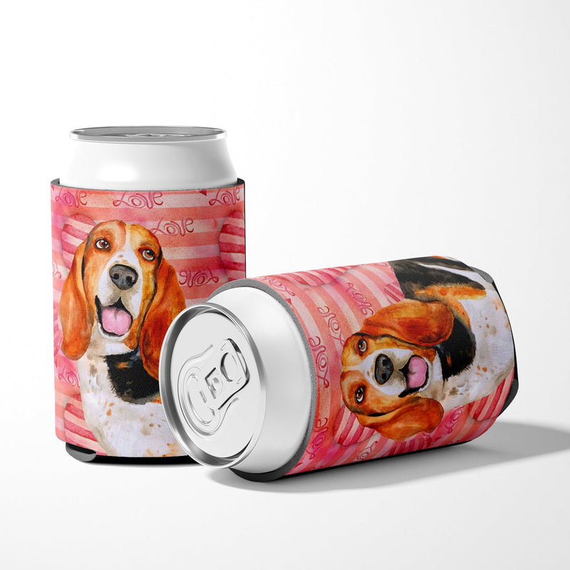 Basset Hound Love Can or Bottle Hugger BB9791CC