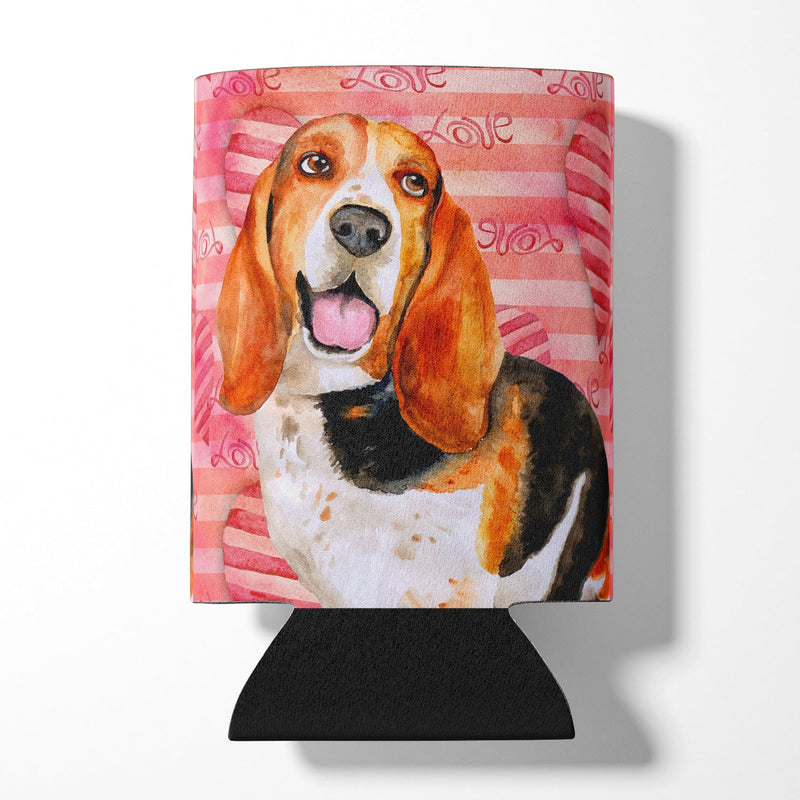 Basset Hound Love Can or Bottle Hugger BB9791CC