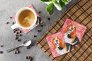 Basset Hound Love Foam Coaster  BB9791FC