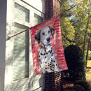 Dalmatian Puppy Love Flag Canvas House Size BB9795CHF