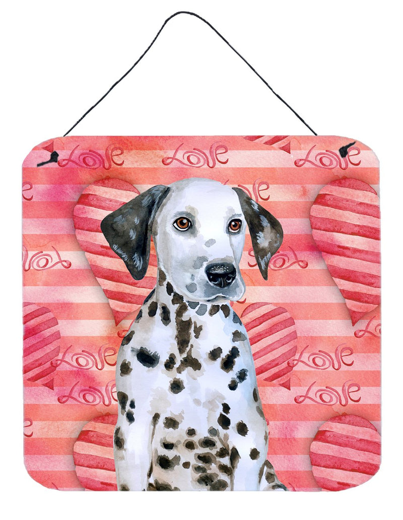 Dalmatian Puppy Love Wall or Door Hanging Prints BB9795DS66