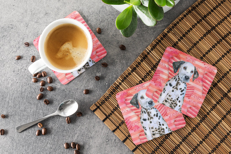 Dalmatian Puppy Love Foam Coaster  BB9795FC