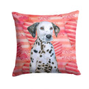 Dalmatian Puppy Love Throw Pillow - 14x14 Decorative Pillow – Art for Your Home & Patio BB9795PW1414